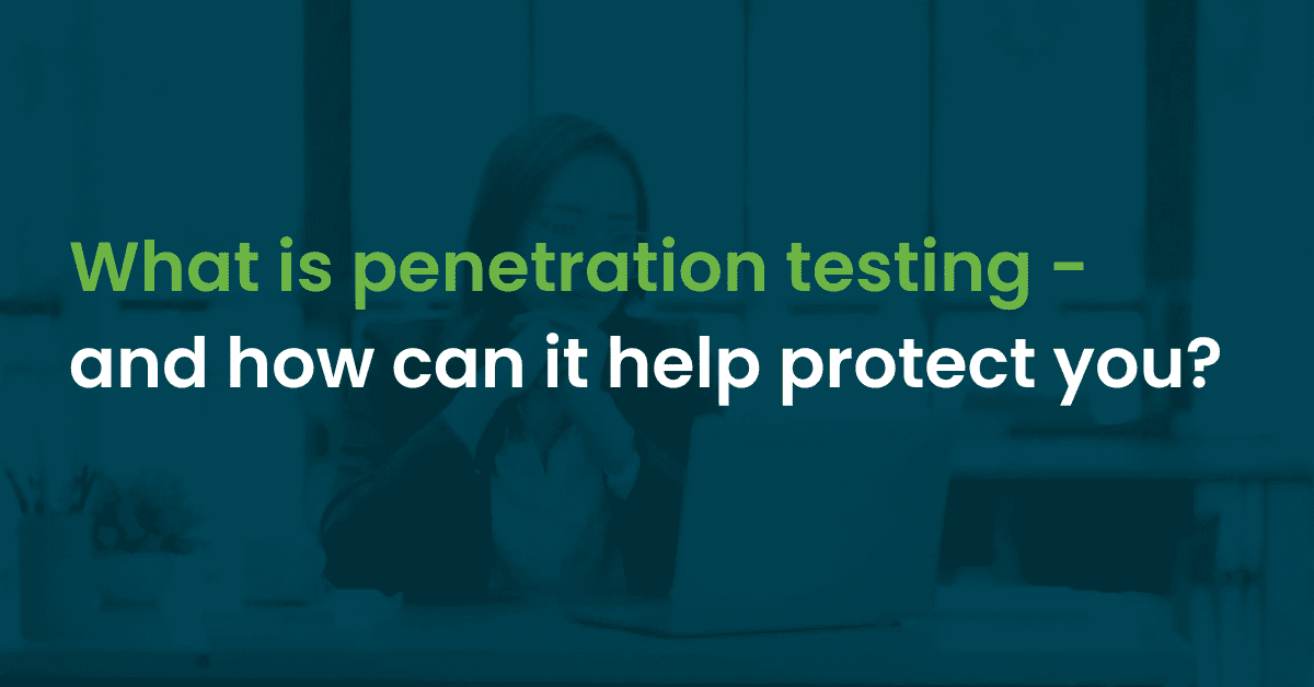 Header image with text - what is penetration testing